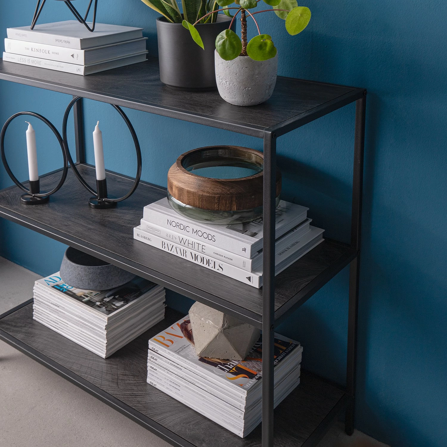 Fredriks Regal Meon I - Eiche Grau Dekor 8 Fredriks Regal Meon I - Eiche Grau Dekor – Bild 8