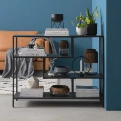 Fredriks Regal Meon V - Eiche Grau Dekor -WOHNZIMMERMÖBEL Verkäufe 1000201094 201120 14484700016 MOOD DETAILS P000000001000201094 mood