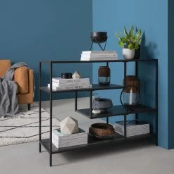 Fredriks Regal Meon V - Eiche Grau Dekor -WOHNZIMMERMÖBEL Verkäufe 1000201094 201120 14484900017 MOOD DETAILS P000000001000201094 mood