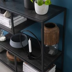 Fredriks Regal Meon V - Eiche Grau Dekor -WOHNZIMMERMÖBEL Verkäufe 1000201094 201120 14485200018 DETAILS P000000001000201094