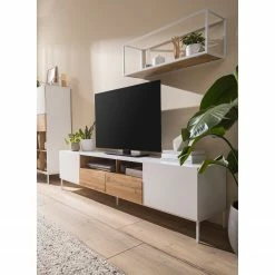 Fredriks TV-Lowboard Meon - Weiß -WOHNZIMMERMÖBEL Verkäufe 1000201098 201030 11202900018 DETAILS P000000001000201098