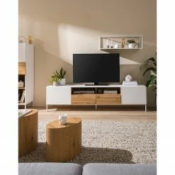 Fredriks TV-Lowboard Meon - Weiß -WOHNZIMMERMÖBEL Verkäufe 1000201098 201030 11203000020 DETAILS P000000001000201098