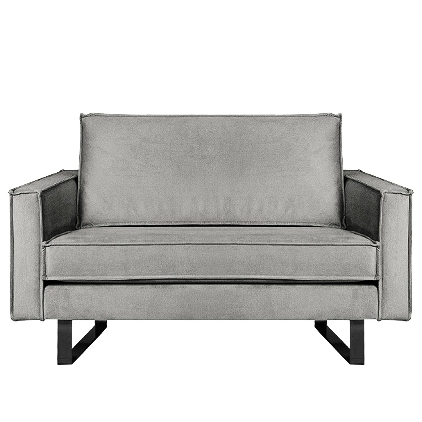 Ars manufacti Sessel Liel I - Samt Onoli: Hellgrau 3 Ars manufacti Sessel Liel I - Samt Onoli: Hellgrau – Bild 3