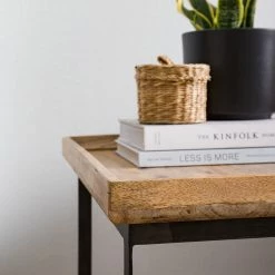 Naturoo Beistelltisch Messina - Mango massiv / Metall - Mango / Schwarz -WOHNZIMMERMÖBEL Verkäufe 1000201553 200527 13351700009 DETAILS P000000001000201553