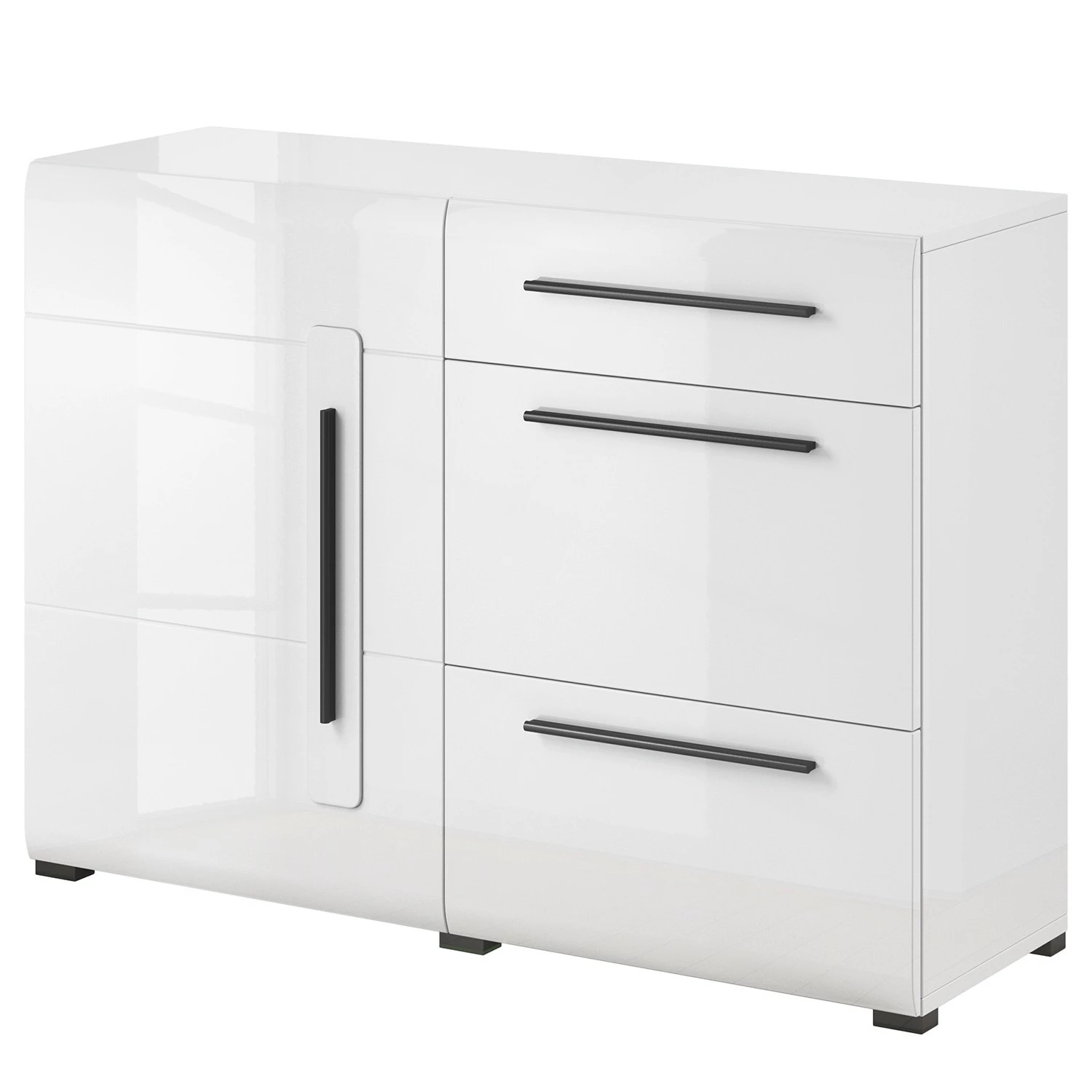 Loftscape Kommode Tyfta - Hochglanz Weiß 1 Loftscape Kommode Tyfta - Hochglanz Weiß