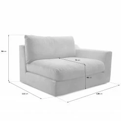 Fredriks Sofa Dixwell (1,5-Sitzer) - Flachgewebe - Kaschmir - Armlehne davorstehend rechts 17 Fredriks Sofa Dixwell (1,5-Sitzer) - Flachgewebe - Kaschmir - Armlehne davorstehend rechts -WOHNZIMMERMÖBEL Verkäufe 1000202133 200304 18044600212 SKETCH DETAILS P000000001000202133 sketch