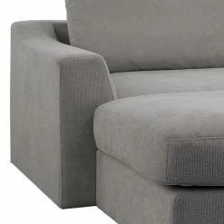 Fredriks Recamiere Dixwell - Flachgewebe - Grau - Armlehne davorstehend links -WOHNZIMMERMÖBEL Verkäufe 1000202154 200304 18044900363 DETAILS P000000001000202154