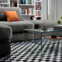 Fredriks Recamiere Dixwell - Flachgewebe - Grau - Armlehne davorstehend links -WOHNZIMMERMÖBEL Verkäufe 1000202154 220114 065406000120 DETAILS P000000001000202154