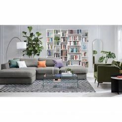 Fredriks Recamiere Dixwell - Flachgewebe - Grau - Armlehne davorstehend links -WOHNZIMMERMÖBEL Verkäufe 1000202154 220114 06540600087 MOOD DETAILS P000000001000202154 mood