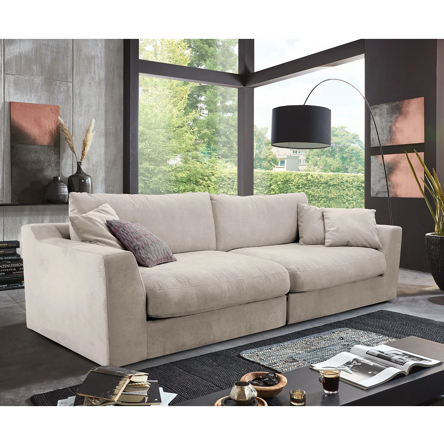Fredriks Big Sofa Dixwell - Flachgewebe - Kaschmir 2 Fredriks Big Sofa Dixwell - Flachgewebe - Kaschmir – Bild 2