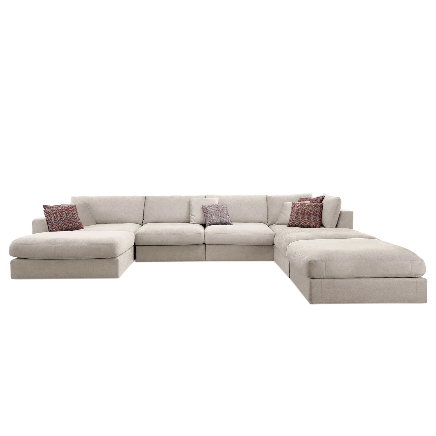 Fredriks Wohnlandschaft Dixwell I - Flachgewebe - Kaschmir - Ottomane davorstehend links 2 Fredriks Wohnlandschaft Dixwell I - Flachgewebe - Kaschmir - Ottomane davorstehend links – Bild 2