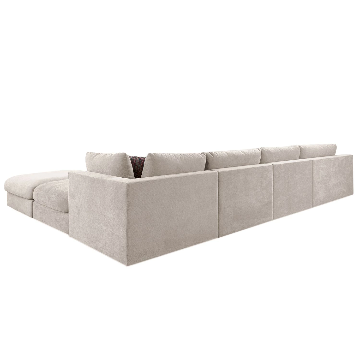 Fredriks Wohnlandschaft Dixwell I - Flachgewebe - Kaschmir - Ottomane davorstehend links 3 Fredriks Wohnlandschaft Dixwell I - Flachgewebe - Kaschmir - Ottomane davorstehend links – Bild 3