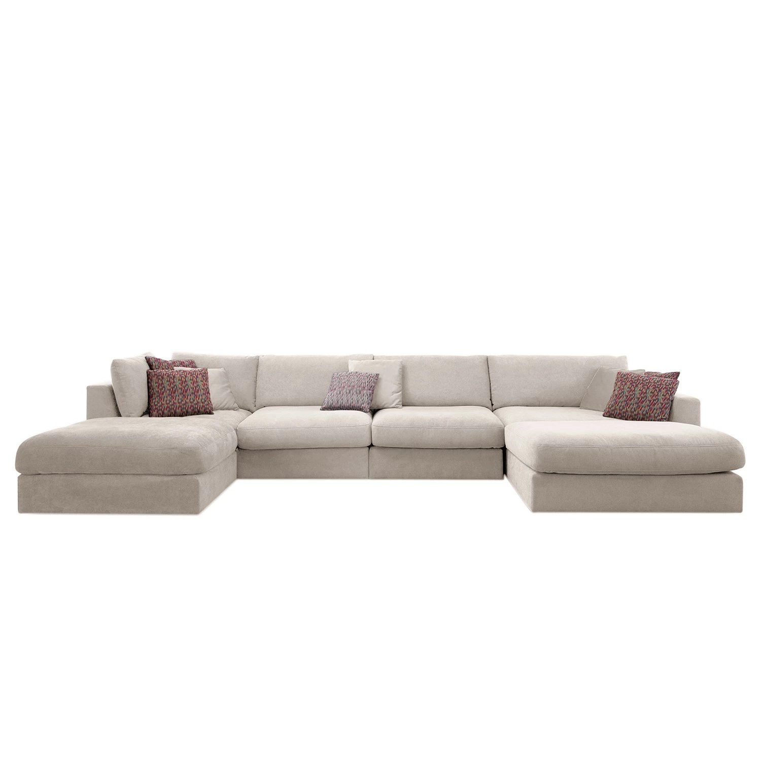 Fredriks Wohnlandschaft Dixwell II - Flachgewebe - Kaschmir - Ottomane davorstehend rechts 2 Fredriks Wohnlandschaft Dixwell II - Flachgewebe - Kaschmir - Ottomane davorstehend rechts – Bild 2