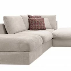 Fredriks Wohnlandschaft Dixwell III - Flachgewebe - Kaschmir - Ottomane davorstehend rechts -WOHNZIMMERMÖBEL Verkäufe 1000202347 210330 06412100228 DETAILS P000000001000202347