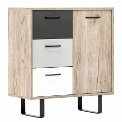 Norrwood Kommode Brookton I - Mehrfarbig / Eiche Dekor