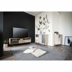 Norrwood Kommode Brookton I - Mehrfarbig / Eiche Dekor -WOHNZIMMERMÖBEL Verkäufe 1000202436 200124 09541200046 MOOD DETAILS P000000001000202436 mood