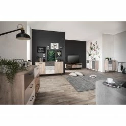 Norrwood Kommode Brookton II - Mehrfarbig / Eiche Dekor -WOHNZIMMERMÖBEL Verkäufe 1000202440 200124 09541700094 MOOD DETAILS P000000001000202440 mood