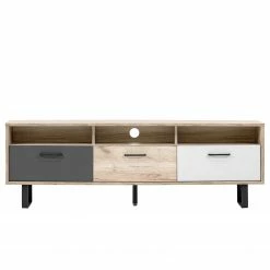 Norrwood TV-Lowboard Brookton - Mehrfarbig / Eiche Dekor -WOHNZIMMERMÖBEL Verkäufe 1000202464 200124 09543700207 DETAILS P000000001000202464