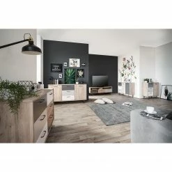 Norrwood Sideboard Brookton - Mehrfarbig / Eiche Dekor -WOHNZIMMERMÖBEL Verkäufe 1000202465 200124 09543900220 MOOD DETAILS P000000001000202465 mood