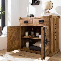 Wolf-Möbel Kommode Container II - Sheesham -WOHNZIMMERMÖBEL Verkäufe 1000202467 210127 06211100003 MOOD DETAILS P000000001000202467 mood