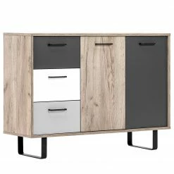 Norrwood Kommode Brookton III - Mehrfarbig / Eiche Dekor