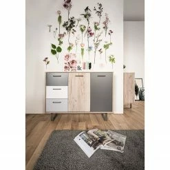 Norrwood Kommode Brookton III - Mehrfarbig / Eiche Dekor -WOHNZIMMERMÖBEL Verkäufe 1000202472 200124 09544200236 MOOD DETAILS P000000001000202472 mood