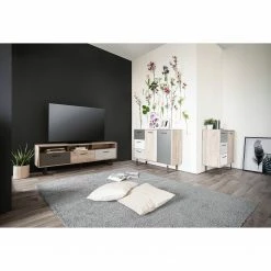 Norrwood Kommode Brookton III - Mehrfarbig / Eiche Dekor -WOHNZIMMERMÖBEL Verkäufe 1000202472 200124 09544300240 MOOD DETAILS P000000001000202472 mood