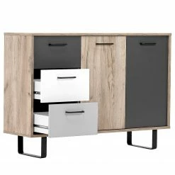 Norrwood Kommode Brookton III - Mehrfarbig / Eiche Dekor -WOHNZIMMERMÖBEL Verkäufe 1000202472 200124 09544400243 DETAILS P000000001000202472