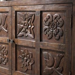 Wolf-Möbel Kommode Carving - Akazie massiv / Metall - Akazie / Schwarz 37 Wolf-Möbel Kommode Carving - Akazie massiv / Metall - Akazie / Schwarz -WOHNZIMMERMÖBEL Verkäufe 1000202474 210127 06220400030 DETAILS P000000001000202474