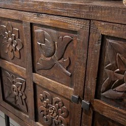 Wolf-Möbel Kommode Carving - Akazie massiv / Metall - Akazie / Schwarz 38 Wolf-Möbel Kommode Carving - Akazie massiv / Metall - Akazie / Schwarz -WOHNZIMMERMÖBEL Verkäufe 1000202474 210127 06220500031 DETAILS P000000001000202474