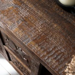 Wolf-Möbel Kommode Carving - Akazie massiv / Metall - Akazie / Schwarz 40 Wolf-Möbel Kommode Carving - Akazie massiv / Metall - Akazie / Schwarz -WOHNZIMMERMÖBEL Verkäufe 1000202474 210127 06221000033 DETAILS P000000001000202474