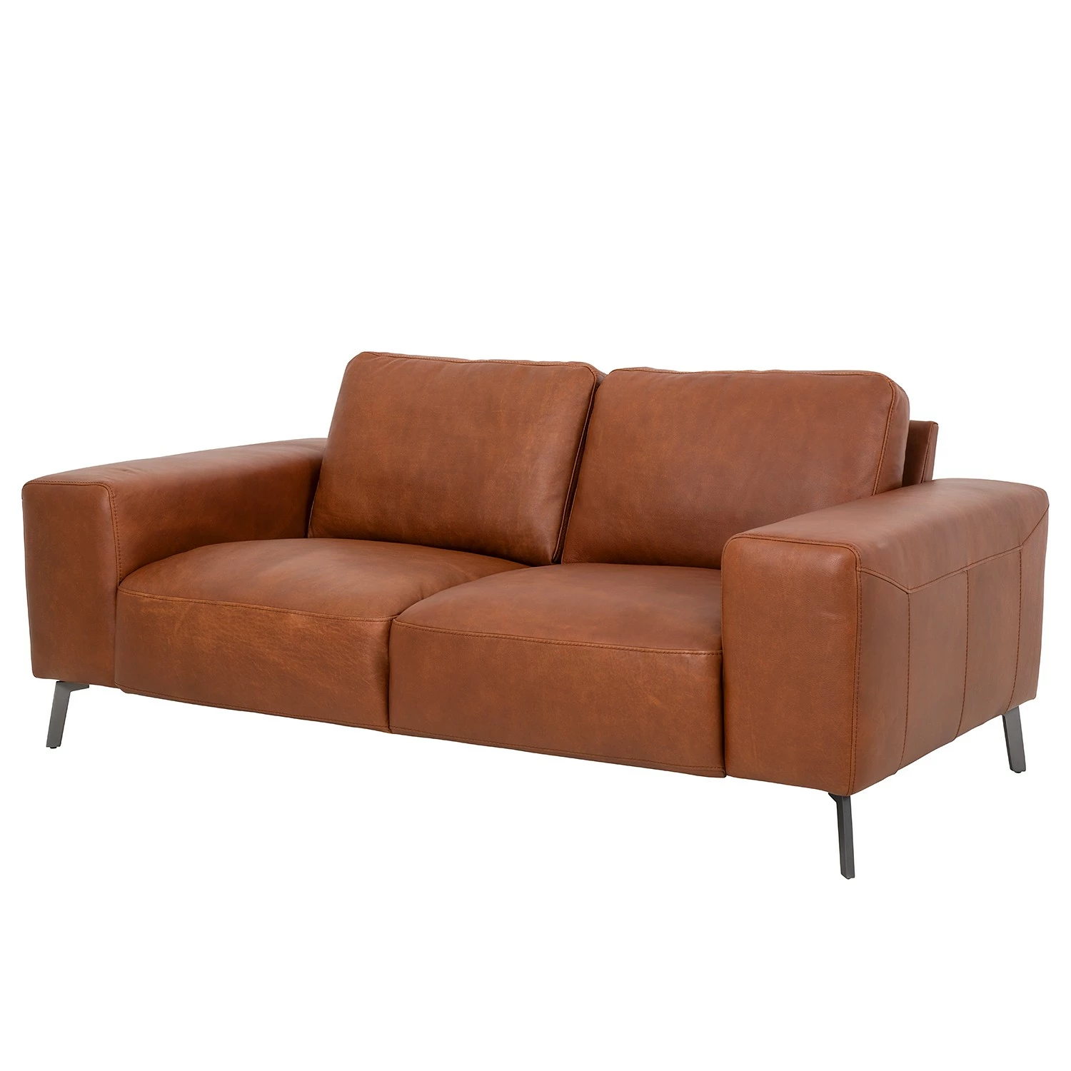 Studio Copenhagen Sofa Volx (2-Sitzer) - Anilinleder- Cognac 1 Studio Copenhagen Sofa Volx (2-Sitzer) - Anilinleder- Cognac