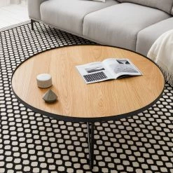 Fredriks Couchtischset Permet (2er-Set) - Echtholzfurnier - Eiche / Schwarz -WOHNZIMMERMÖBEL Verkäufe 1000204348 200212 13333700004 MOOD DETAILS P000000001000204348 mood