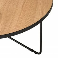 Fredriks Couchtischset Permet (2er-Set) - Echtholzfurnier - Eiche / Schwarz -WOHNZIMMERMÖBEL Verkäufe 1000204348 200212 13333900021 DETAILS P000000001000204348