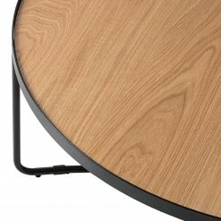 Fredriks Couchtischset Permet (2er-Set) - Echtholzfurnier - Eiche / Schwarz -WOHNZIMMERMÖBEL Verkäufe 1000204348 200212 13333900022 DETAILS P000000001000204348