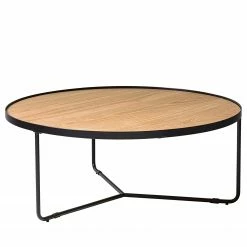 Fredriks Couchtischset Permet (2er-Set) - Echtholzfurnier - Eiche / Schwarz -WOHNZIMMERMÖBEL Verkäufe 1000204348 200225 12595700002 DETAILS P000000001000204348