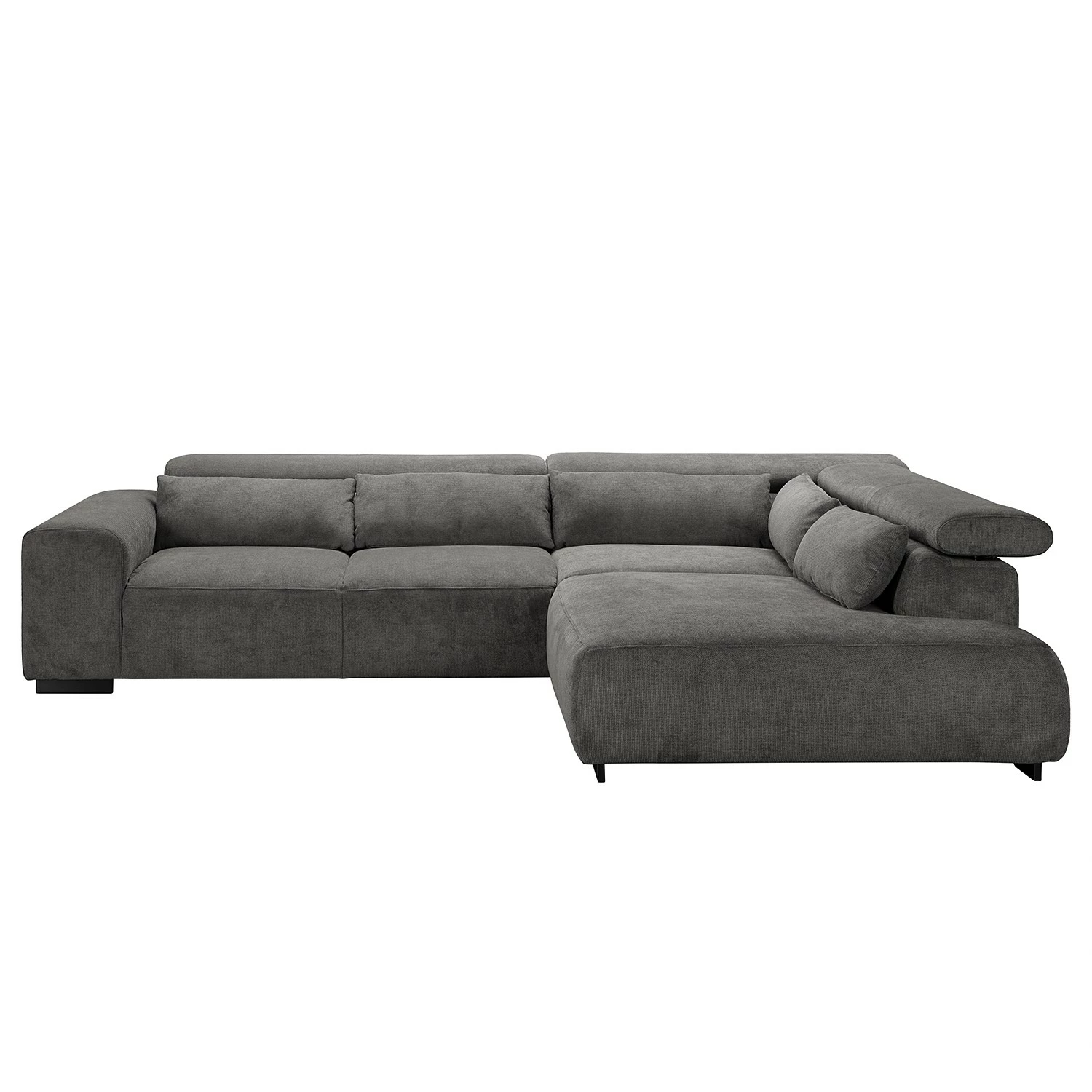 Fredriks Ecksofa Dolton - Microfaser - Grau - Ottomane davorstehend rechts 6 Fredriks Ecksofa Dolton - Microfaser - Grau - Ottomane davorstehend rechts – Bild 6