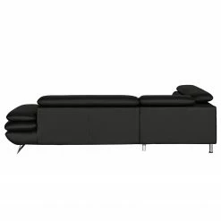 Fredriks Ecksofa Graford II - Kunstleder - Schwarz - Ottomane davorstehend links - Keine Funktion -WOHNZIMMERMÖBEL Verkäufe 1000205309 200310 12371001751 DETAILS P000000001000205309