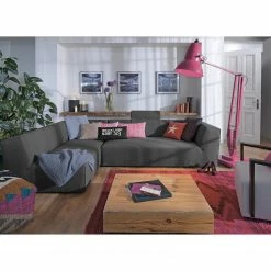 Tom Tailor Recamiere Elements - Webstoff - Stoff TBO: 9 anthrazite - Longchair davorstehend links -WOHNZIMMERMÖBEL Verkäufe 1000205535 200319 14460600066 MOOD DETAILS P000000001000205535 mood