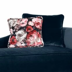 Ridgevalley Recamiere Lusse - Samt - Marineblau - Armlehne davorstehend rechts -WOHNZIMMERMÖBEL Verkäufe 1000205780 200227 16252600292 DETAILS P000000001000205780