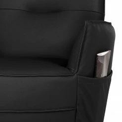 Loftscape Sessel Maisse - Pigmentiertes Leder - Schwarz -WOHNZIMMERMÖBEL Verkäufe 1000205781 200312 11242100020 DETAILS P000000001000205781