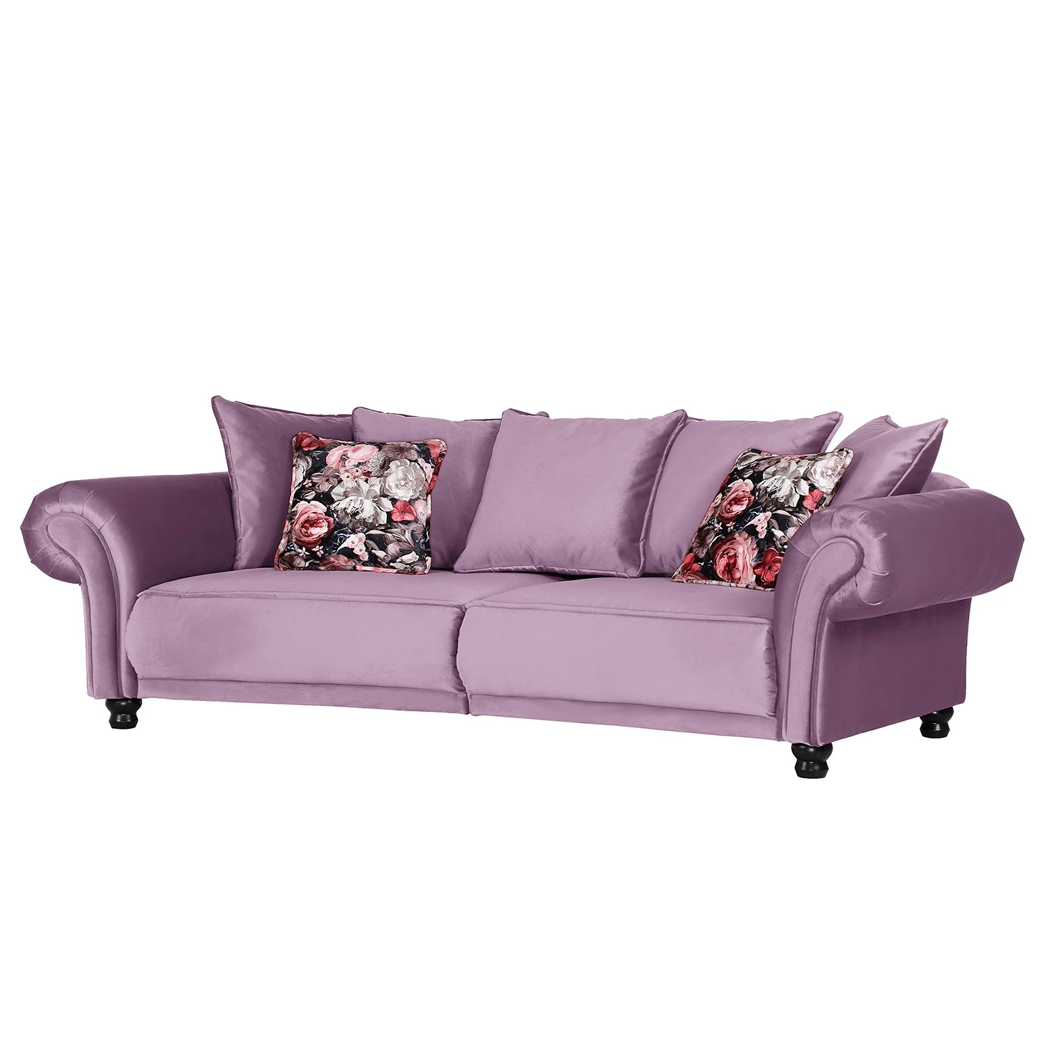Ridgevalley Bigsofa Lusse - Samt - Lipstick Pink 1 Ridgevalley Bigsofa Lusse - Samt - Lipstick Pink