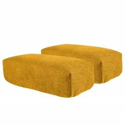 Fredriks Ecksofa Bellmore III - Microfaser - Senfgelb - Mit Kopfstütze -WOHNZIMMERMÖBEL Verkäufe 1000206005 200318 14275200271 DETAILS P000000001000206005