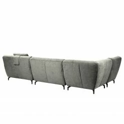 Fredriks Wohnlandschaft Bellmore III - Microfaser - Lichtgrau - Mit Kopfstütze -WOHNZIMMERMÖBEL Verkäufe 1000206032 200318 14304900441 DETAILS P000000001000206032