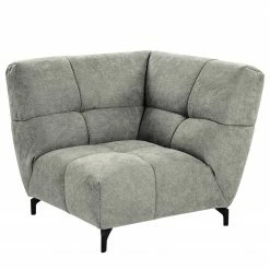 Fredriks Wohnlandschaft Bellmore III - Microfaser - Lichtgrau - Mit Kopfstütze -WOHNZIMMERMÖBEL Verkäufe 1000206032 200318 14305200445 DETAILS P000000001000206032