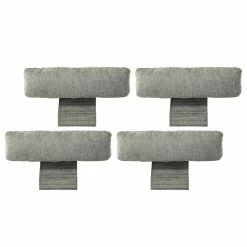 Fredriks Wohnlandschaft Bellmore III - Microfaser - Lichtgrau - Mit Kopfstütze -WOHNZIMMERMÖBEL Verkäufe 1000206032 200318 14305400447 DETAILS P000000001000206032