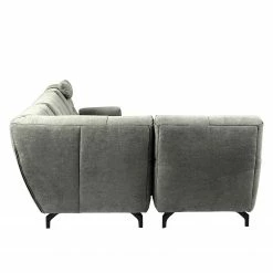 Fredriks Wohnlandschaft Bellmore III - Microfaser - Lichtgrau - Mit Kopfstütze -WOHNZIMMERMÖBEL Verkäufe 1000206032 200318 14425600013 DETAILS P000000001000206032