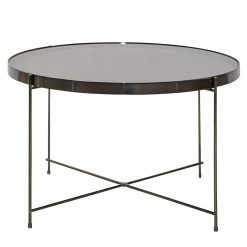 Norrwood Couchtisch Noxon - Glas / Metall - Schwarz