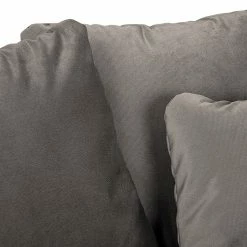 Red Living Sofa Elnora (3-Sitzer) - Samt - Grau -WOHNZIMMERMÖBEL Verkäufe 1000206629 200302 15040900067 DETAILS P000000001000206629