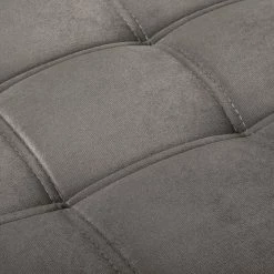 Red Living Sofa Elnora (3-Sitzer) - Samt - Grau -WOHNZIMMERMÖBEL Verkäufe 1000206629 200302 15040900068 DETAILS P000000001000206629